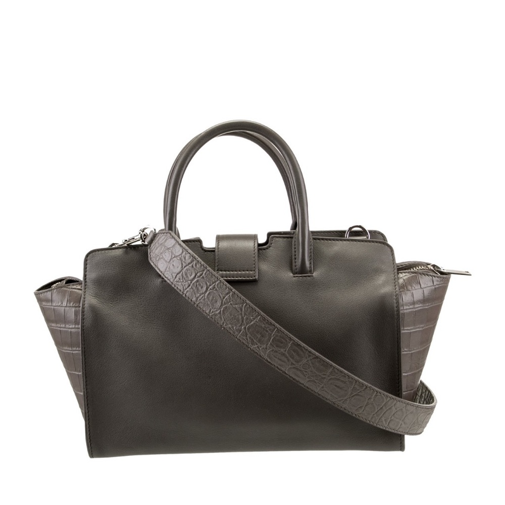 Saint Laurent Gray Leather Handbag - Picture 5 of 5